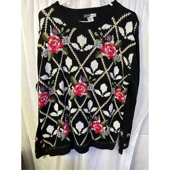 Vintage 90s Kelly Scott Sweater - Picture 1 of 5